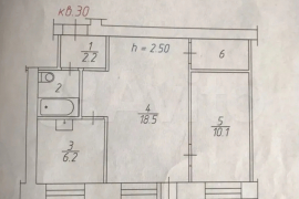 2-к. квартира, 42,7 м², 4/4 эт.