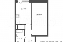 1-к. квартира, 41 м², 12/24 эт.