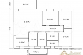 Дом 116,5 м² на участке 12,8 сот.