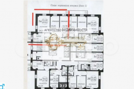 3-к. квартира, 89 м², 2/24 эт.