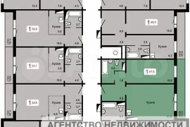 2-к. квартира, 57,8 м², 11/17 эт.