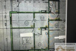 2-к. квартира, 58,6 м², 14/14 эт.