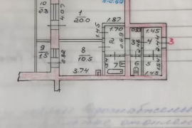 1-к. квартира, 51 м², 1/10 эт.