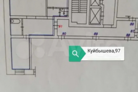 Доля в 3-к. квартире, 77,1 м², 7/12 эт.