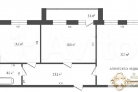 2-к. квартира, 77,9 м², 3/5 эт.