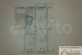 3-к. квартира, 62,1 м², 3/5 эт.