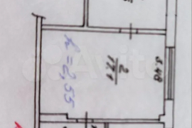 2-к. квартира, 40,5 м², 5/9 эт.