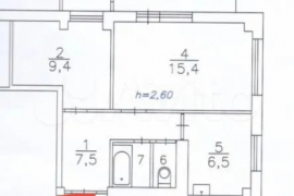 2-к. квартира, 42 м², 9/9 эт.