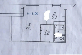 1-к. квартира, 38 м², 4/9 эт.