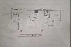 Квартира-студия, 55,7 м², 17/19 эт.