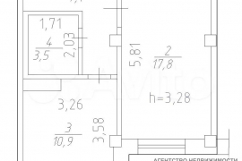 1-к. квартира, 39,3 м², 1/10 эт.