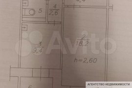 1-к. квартира, 40,4 м², 6/10 эт.