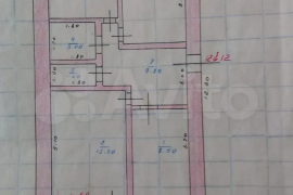 3-к. квартира, 57,1 м², 2/2 эт.