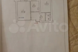 2-к. квартира, 52 м², 7/10 эт.