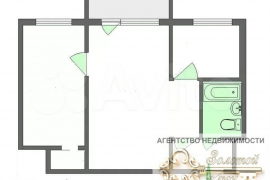 Доля в 2-к. квартире, 40 м², 2/5 эт.