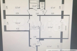 4-к. квартира, 79,8 м², 8/10 эт.