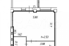 Квартира-студия, 31,8 м², 12/17 эт.