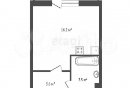 Квартира-студия, 23,6 м², 7/16 эт.