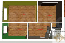 2-к. квартира, 50,1 м², 12/12 эт.