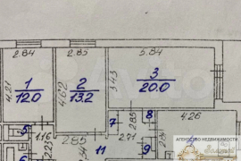 3-к. квартира, 78,2 м², 6/9 эт.