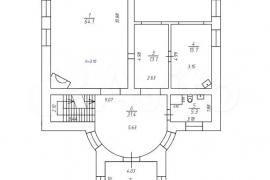 Коттедж 678 м² на участке 15 сот.