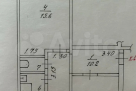 2-к. квартира, 52,5 м², 5/5 эт.