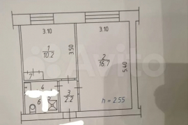 1-к. квартира, 35 м², 7/9 эт.
