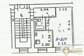 1-к. квартира, 30 м², 5/5 эт.