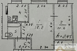 2-к. квартира, 42,2 м², 1/5 эт.