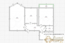 2-к. квартира, 54,9 м², 8/9 эт.