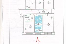 Комната 14,3 м² в 1-к., 3/5 эт.