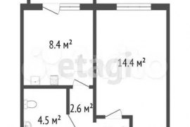 1-к. квартира, 32 м², 9/10 эт.