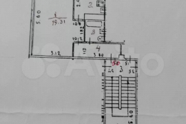 1-к. квартира, 32 м², 3/5 эт.