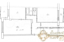 3-к. квартира, 62 м², 3/5 эт.