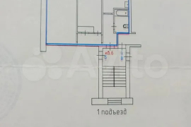 2-к. квартира, 41 м², 2/2 эт.