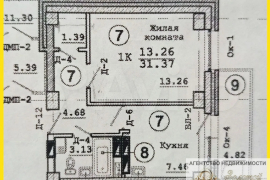 1-к. квартира, 31 м², 23/23 эт.