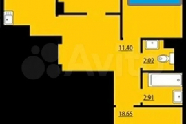 3-к. квартира, 77,1 м², 25/25 эт.