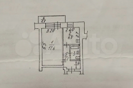 1-к. квартира, 33,1 м², 4/5 эт.