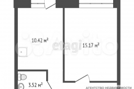1-к. квартира, 38,5 м², 8/9 эт.