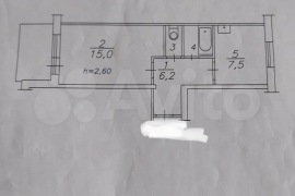 2-к. квартира, 31,9 м², 1/5 эт.
