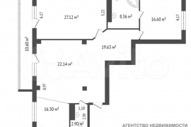 2-к. квартира, 112,5 м², 4/8 эт.