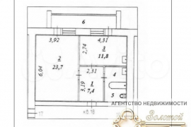 1-к. квартира, 49 м², 5/12 эт.