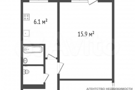 2-к. квартира, 40,9 м², 8/9 эт.