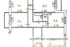4-к. квартира, 80 м², 2/9 эт.