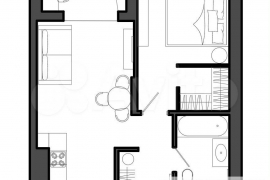 2-к. квартира, 40 м², 19/22 эт.