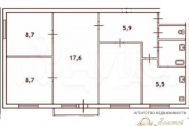 4-к. квартира, 58,9 м², 2/5 эт.