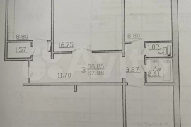 3-к. квартира, 68 м², 5/10 эт.