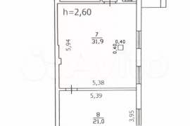 Свободного назначения, 69.7 м²