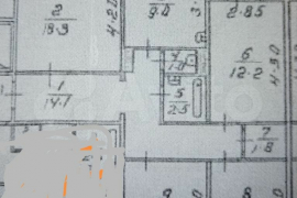4-к. квартира, 78 м², 2/9 эт.