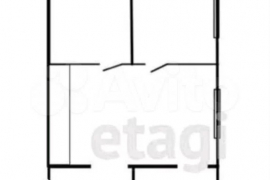 3-к. квартира, 45 м², 8/9 эт.